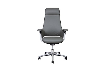 Кресло руководителя York CH-336A grey leather - фото товара 2 из 7