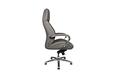 Кресло руководителя Porsche F181 dark gray leather - фото товара 2 из 6