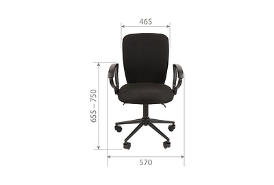 Кресло офисное Chairman 9801 - фото товара 5 из 8
