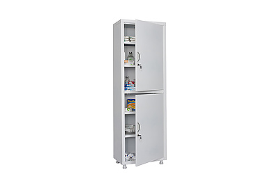 Шкаф медицинский одностворчатый Hilfe МД 1 1760/SS - фото товара 2 из 3