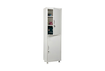 Шкаф медицинский одностворчатый Hilfe МД 1 1650/SS - фото товара 2 из 4