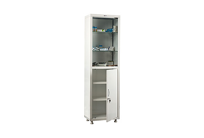 Шкаф медицинский одностворчатый Hilfe МД 1 1650/SG - фото товара 1 из 2
