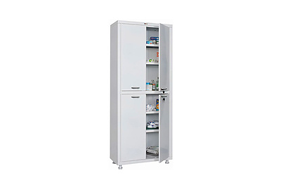 Шкаф медицинский двухстворчатый Hilfe МД 2 1670/SS - фото товара 2 из 3