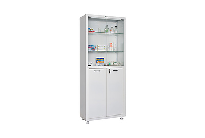 Шкаф медицинский двухстворчатый Hilfe МД 2 1670/SG - фото товара 1 из 3