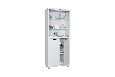 Шкаф медицинский двухстворчатый Hilfe МД 2 1670/SG - фото товара 2 из 3