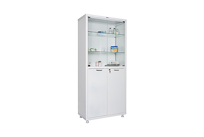 Шкаф медицинский двухстворчатый Hilfe МД 2 1780/SG - фото товара 1 из 2