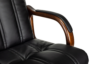 Кресло для руководителя Бюрократ T-9932WALNUT/ECO-B - фото товара 7 из 14