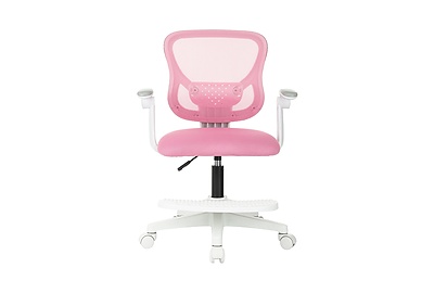 Кресло компьютерное детское с подставкой для ног Бюрократ BUROKIDS 3 PINK - фото товара 2 из 16