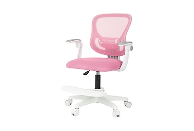 Кресло компьютерное детское с подставкой для ног Бюрократ BUROKIDS 3 PINK - фото товара 5 из 16