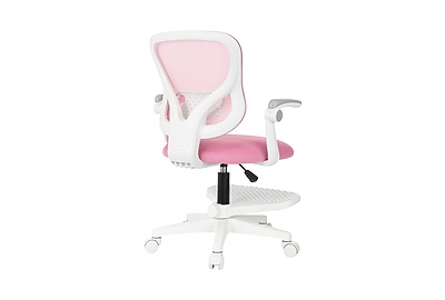 Кресло компьютерное детское с подставкой для ног Бюрократ BUROKIDS 3 PINK - фото товара 4 из 16