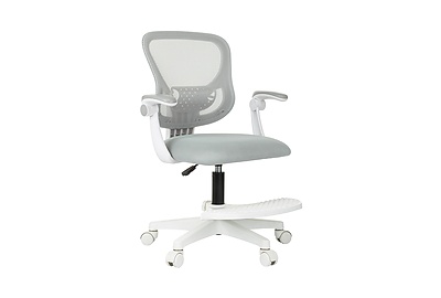 Кресло компьютерное детское с подставкой для ног Бюрократ BUROKIDS 3 GREY - фото товара 1 из 15