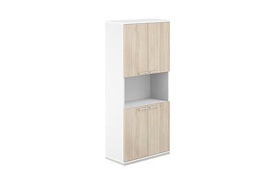 Шкаф для документов Allegro AG.220.WH.WH.AR.AR - фото товара 1 из 3