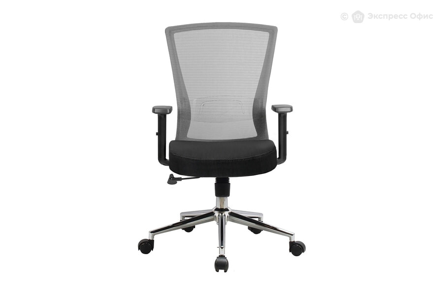  Кресло офисное RCH 871E Ткань черная/Сетка серая - фото товара 2 из 3