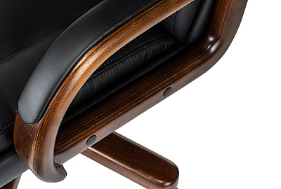 Кресло для руководителя Бюрократ T-9933WALNUT/ECO-B - фото товара 9 из 11