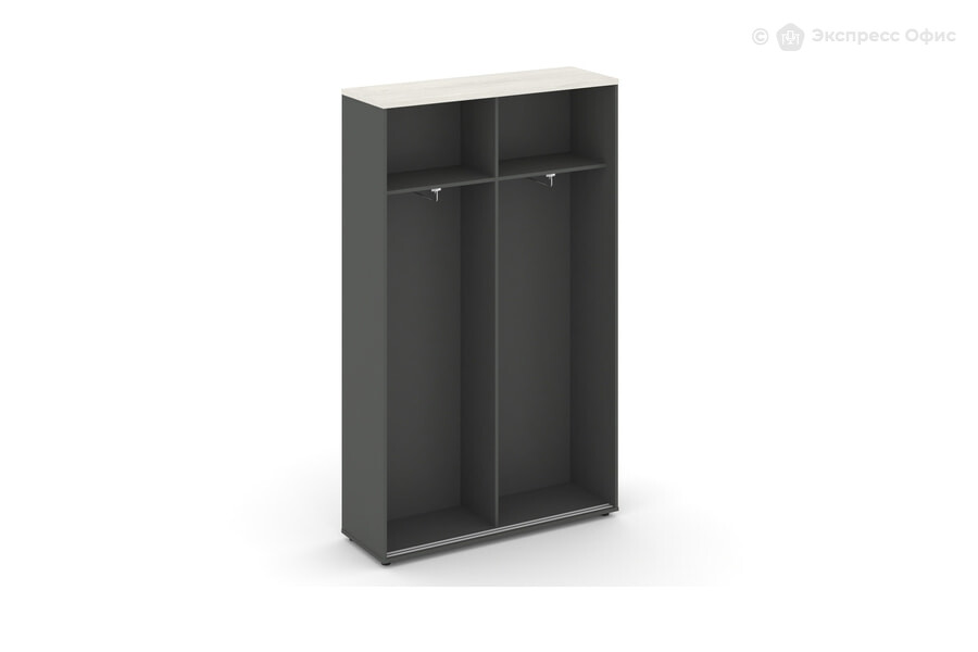  Шкаф-купе для одежды Style Project SN.SHK.E-003 Антрацит/Дуб Наварра/Черный - фото товара 2 из 3