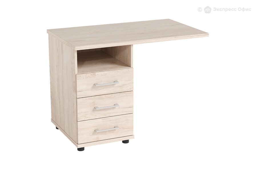 Тумба 3 ящика с топом Дейма 1000x600x25 Гикори рокфорд К085 - фото товара 1 из 2