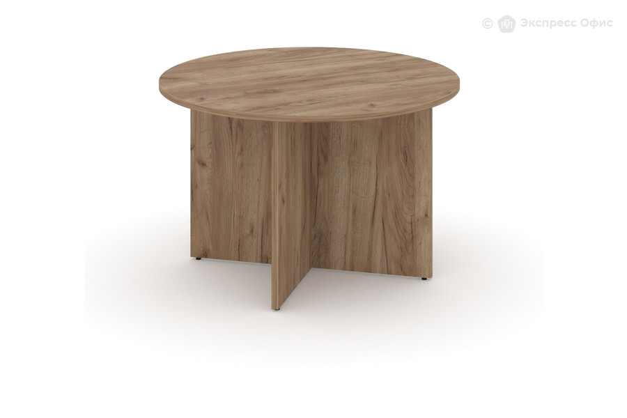  Стол для переговоров круглый Style Project SN-D.SPRG-004 Дуб Табак - фото товара 1 из 1