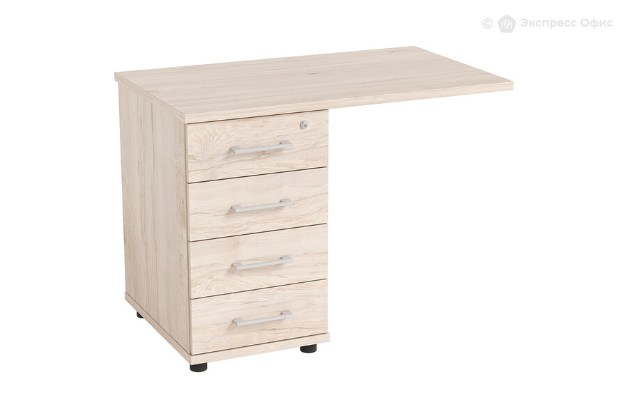 Тумба 4 ящика с топом Дейма 1000x600x25 Гикори рокфорд К085 - фото товара 1 из 2