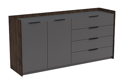 Тумба для документов двусоставная с ящиками Magnetic 15ТДС.801 - фото товара 1 из 3
