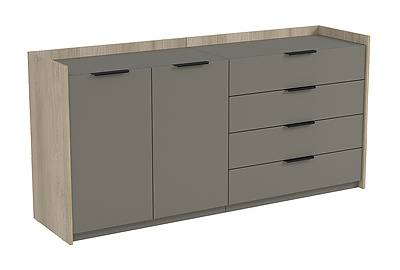 Тумба для документов двусоставная с ящиками Magnetic 15ТДС.801 - фото товара 1 из 3
