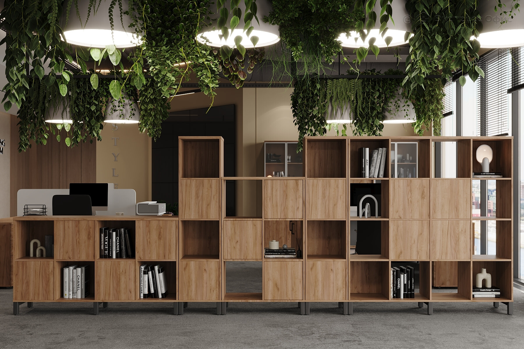 Style project Дуб Табак/Антрацит