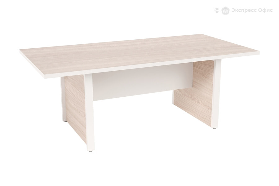  Стол для переговоров Steel evo 17701 Дуб светлый - фото товара 1 из 3