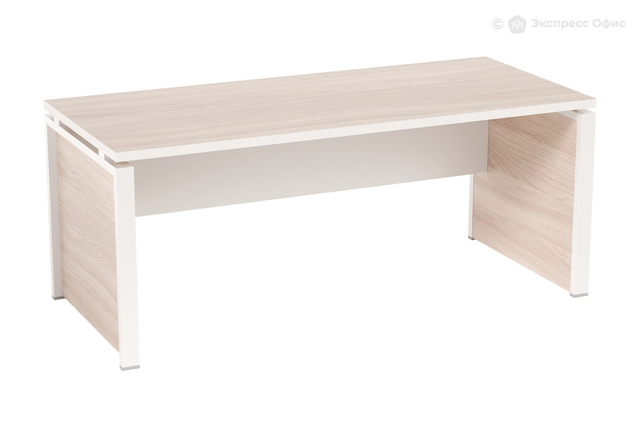  Стол для руководителя Steel evo 17180 Дуб светлый - фото товара 1 из 3