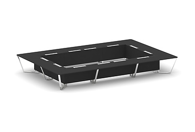 Стол для переговоров прямоугольный Steel Meet MFK-PR.B.SP-26K2 - фото товара 1 из 4