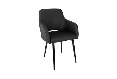 Стул офисный Бюрократ CH-380F/BLACK-PU - фото товара 1 из 8