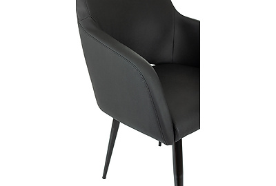 Стул офисный Бюрократ CH-380F/BLACK-PU - фото товара 6 из 8