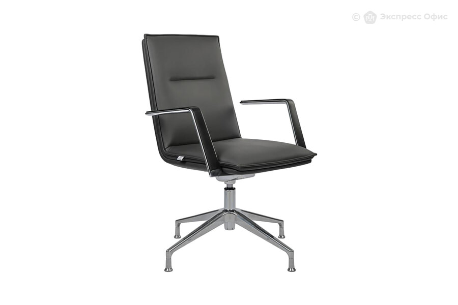  Конференц-кресло RV Design Crown-ST Экокожа графит - фото товара 1 из 3