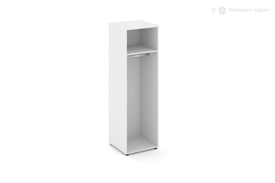  Шкаф для одежды узкий глубокий Style Project SN.GB-002 Белый/Черный - фото товара 2 из 3