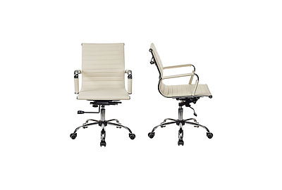 Кресло офисное Бюрократ CH-883-LOW/IVORY (комплект 2 шт.) - фото товара 1 из 9