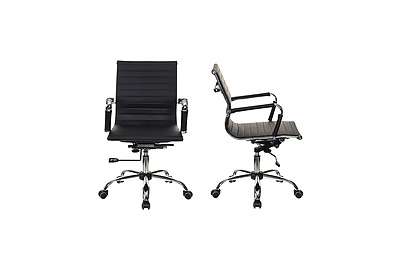 Кресло офисное Бюрократ CH-883-LOW/BLACK (комплект 2 шт.) - фото товара 1 из 7