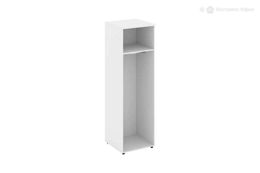  Шкаф для одежды узкий глубокий Style Project SN.GB.E-002 Белый/Дуб Наварра/Черный - фото товара 2 из 3