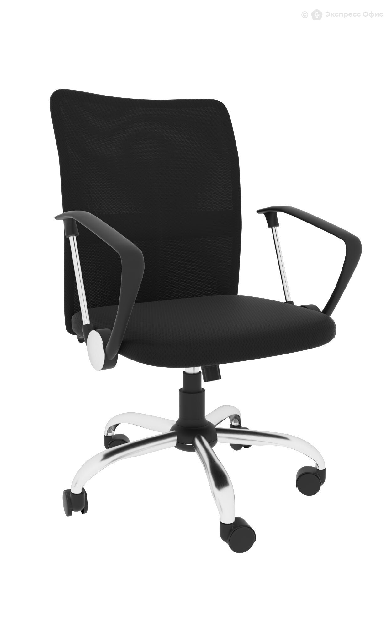 Кресло офисное Leo B chrome - фото товара 1 из 3