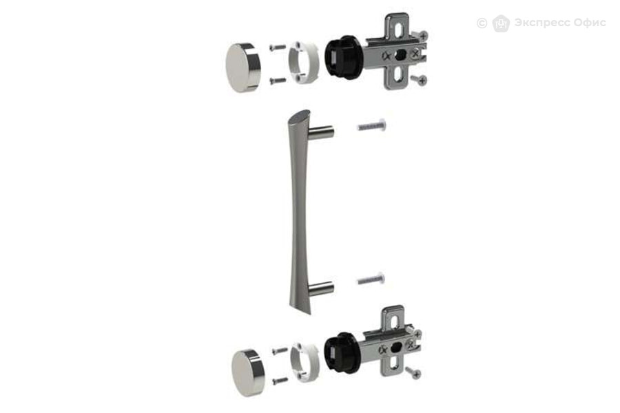  Комплект фурнитуры для стеклянной двери Offix-new OGD 43-F Серый - фото товара 1 из 1