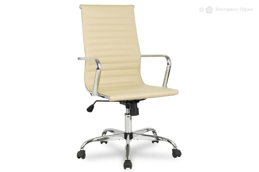  Кресло для руководителя College H-966L-1/Beige Кожа PU бежевая - фото товара 1 из 3