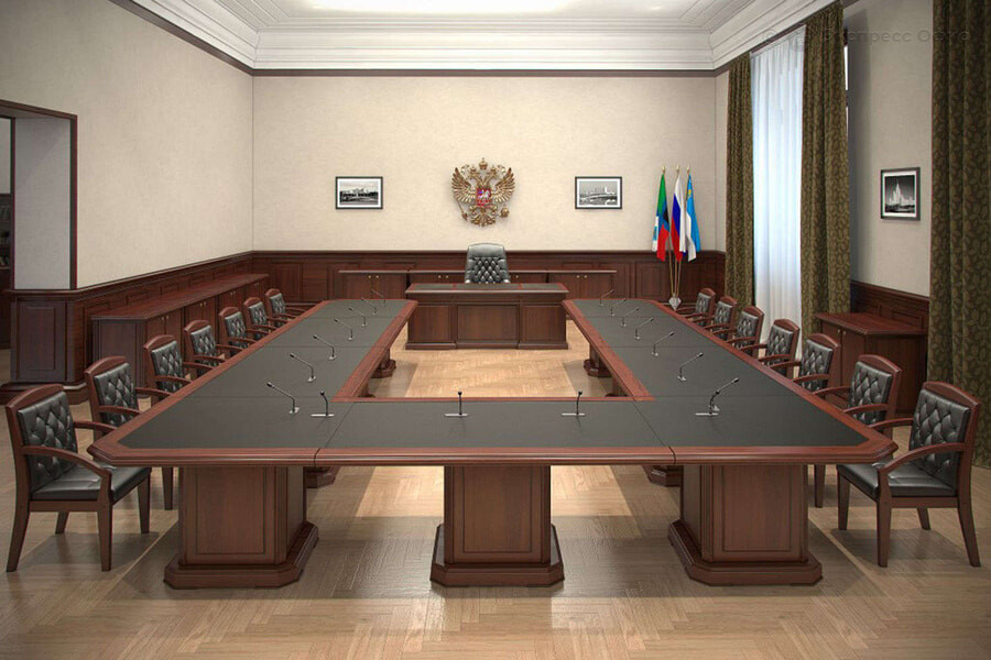 Столы для переговоров Washington Темный орех - фото товара 2 из 6