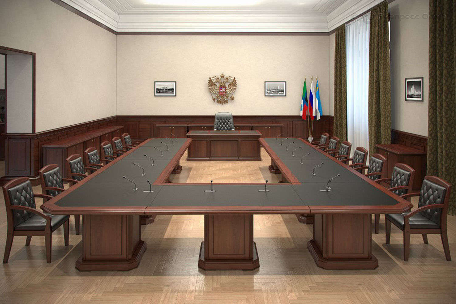 Элемент стола для переговоров угловой Washington 29703 - фото товара 3 из 4