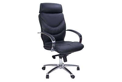 Кресло для руководителя Leeds Chrome A - фото товара 2 из 8