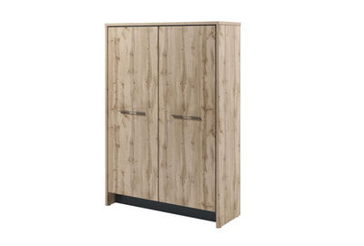 Шкаф для одежды двухсекционный (гардероб/шкаф с 5 полками) Torston T-32-02 - фото товара 1 из 3