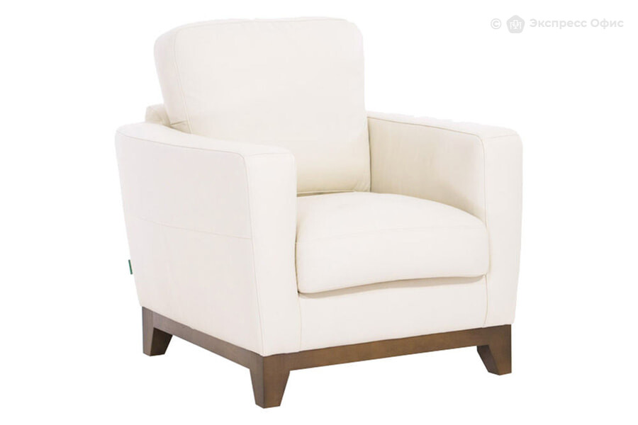  Мягкое кресло Palladio PALLADIO 1 Ivory 22042 nut Кожа бежевая (кремовая) - фото товара 1 из 1