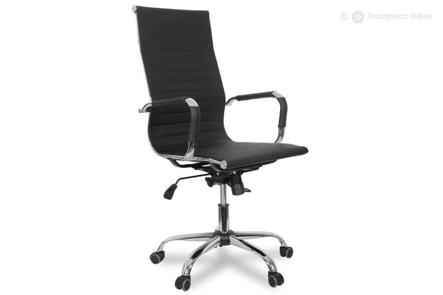 Кресло для руководителя College CLG-620 LXH-A Black Кожа PU черная - фото товара 1 из 3