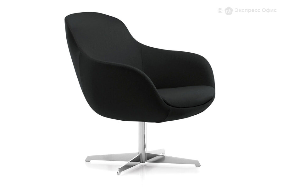  Конференц-кресло Noble R7 Dakota black Кожа черная - фото товара 1 из 1
