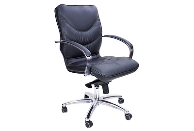 Кресло офисное Leeds Chrome B - фото товара 1 из 4