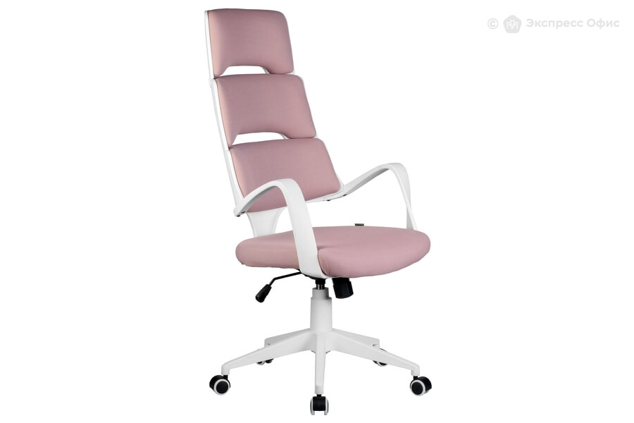  Кресло для руководителя (White) RCH Sakura Ткань фьюжн розовая - фото товара 1 из 2