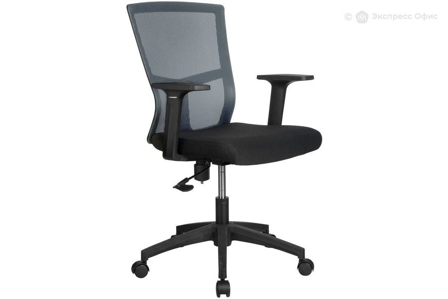  Кресло офисное Plast RCH 923 Ткань черная/Сетка серая - фото товара 1 из 3
