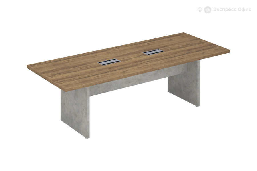  Стол для переговоров на 8 человек Wood&Stone СФ-531102 Дуб Чарльстон/Бетон Чикаго - фото товара 1 из 3