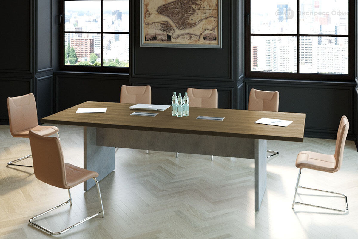 Стол для переговоров на 8 человек Wood&Stone СФ-531102 - фото товара 3 из 6